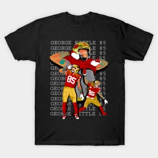 George kittle 85 - black T-Shirt